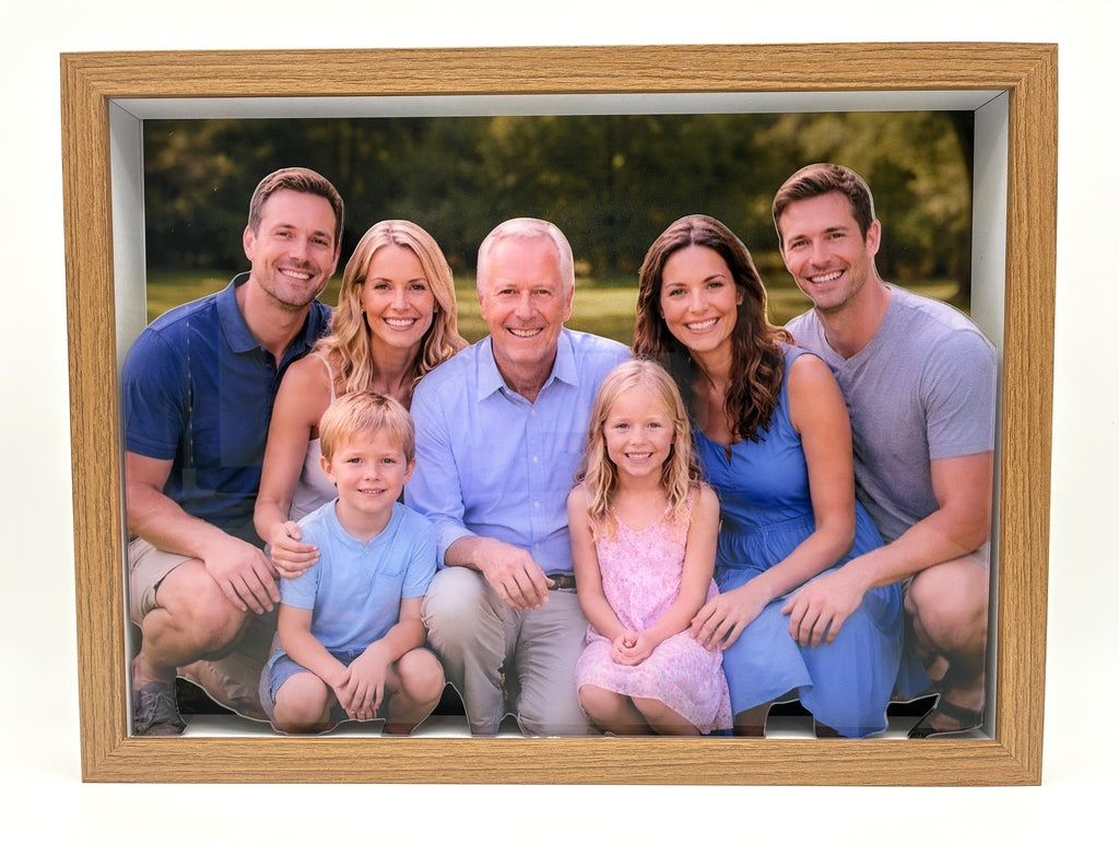 Custom Shadow Box Photo Frame